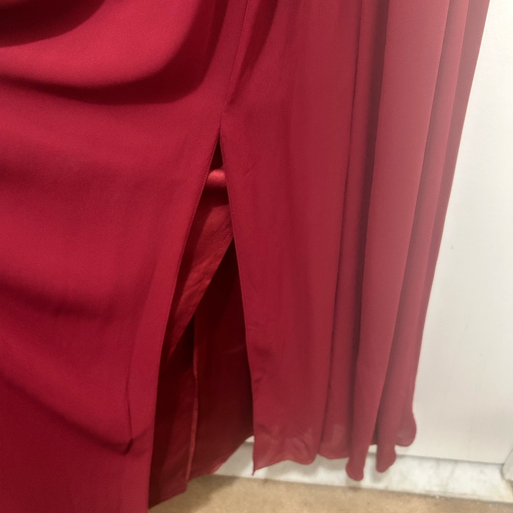 Ever Pretty Burgundy Maxi Dress - Picture 2 of 4